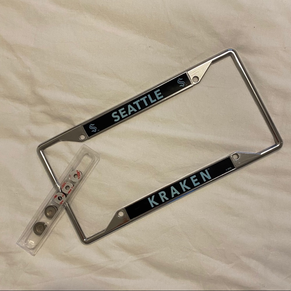 Seattle Kraken License Plate Cover